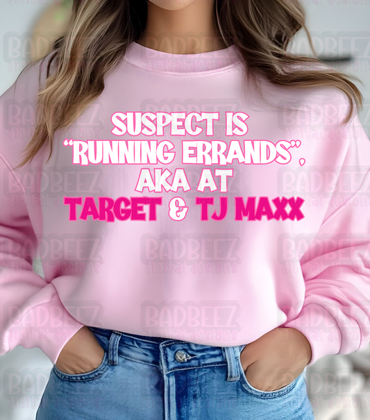 Suspect - Running Errands | Digital Download | PNG | Mockup Included